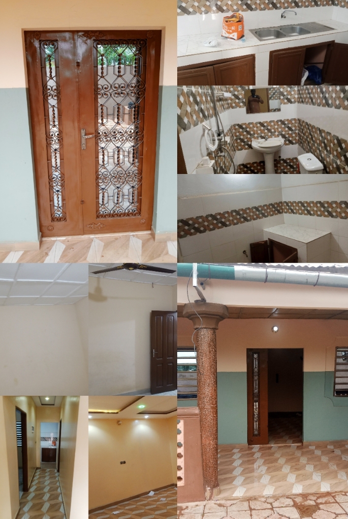 2 chambres salon staffée à Abomey
